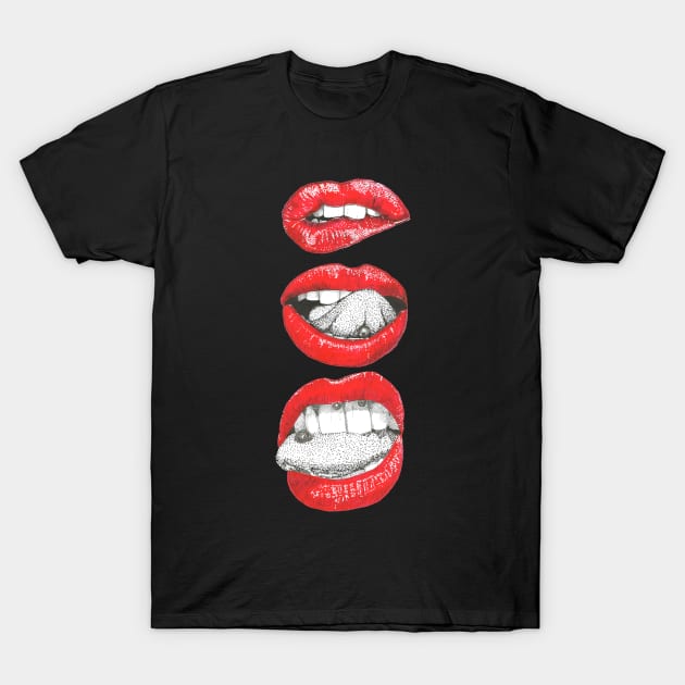 Feminine lips T-Shirt by Créa'RiBo